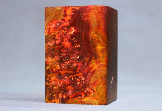 Stabilized Maple Burl Wood Mod Block